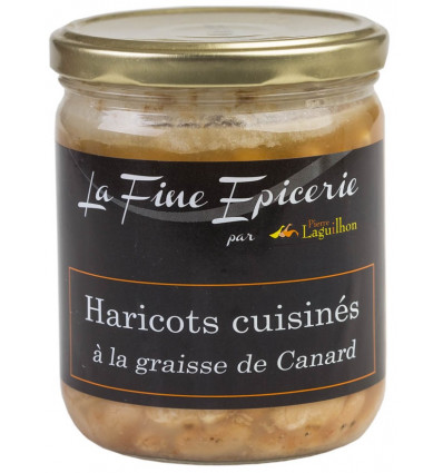 Haricots Cuisinés à la Graisse de Canard - Verrine 385g