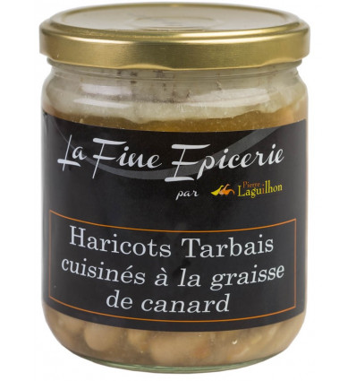 Haricots Tarbais Cuisinés à la Graisse de Canard - Verrine 385g