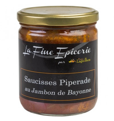 Saucisses Piperade au Jambon de Bayonne - Verrine 350g