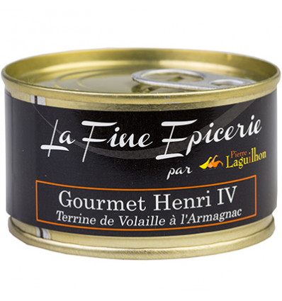 Gourmet Henri IV - Terrine de Volaille à l'Armagnac - Boîte 125 g