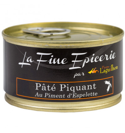 Pâté Piquant au Piment d'Espelette - Boîte 125 g