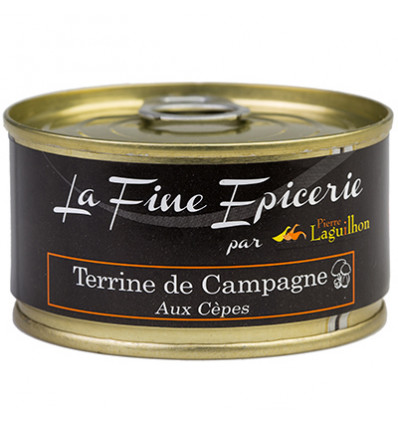 Terrine de Campagne aux Cèpes - Boîte 125 g