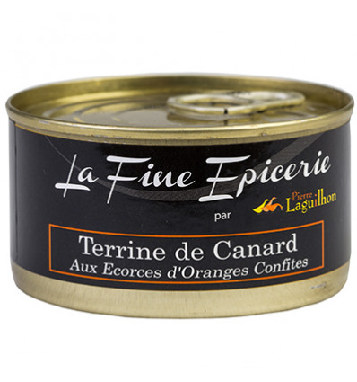 Terrine de Canard aux Ecorces d'Oranges Confites - Boîte 125 g