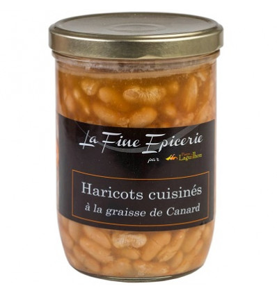 Haricots Cuisinés à la Graisse de Canard - Verrine 750g