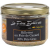 Rillettes de Canard au Foie Gras (20% Foie Gras) - Verrine 180 g