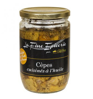 Cèpes Cuisinés à l'huile "Cueillette des Forêts de France" - Verrine 520g