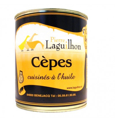 Cèpes Cuisinés à l'huile - Boîte 700g