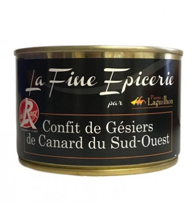 Confit de Gésiers du Sud-Ouest Label Rouge - Boîte 385g