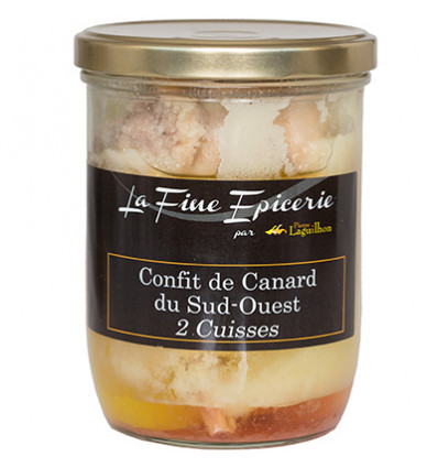 Confit de Canard 2 Cuisses IGP du Sud-Ouest - Verrine 700g