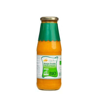 Soupe Froide Carottes et Coriandre BIO - Bouteille 720ml