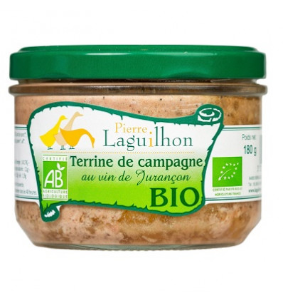 Terrine de Campagne au Vin de Jurançon BIO - Verrine 180g