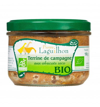 Terrine de Campagne aux Abricots Secs BIO - Verrine 180g