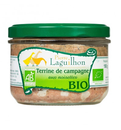 Terrine de Campagne aux Noisettes BIO - Verrine 180g