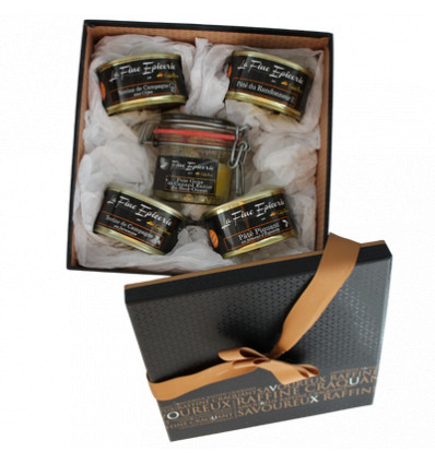 le gourmand : coffret cadeau foie gras et terrines