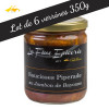 Lot de 6 verrines de Saucisses Piperade au Jambon de Bayonne - 350gr