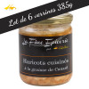 Lot de 6 verrines de Haricots cuisinés à la graisse de canard - 385gr