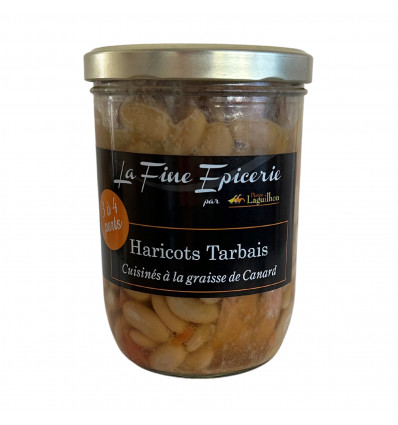 Haricots Tarbais cuisinés à la Graisse de canard - Verrine 750 g