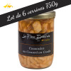 Colis de 6 verrines de Cassoulet de canard en confit - 750gr