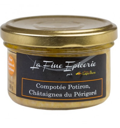 Compotée Potiron, Châtaignes du Périgord - Verrine 90 g