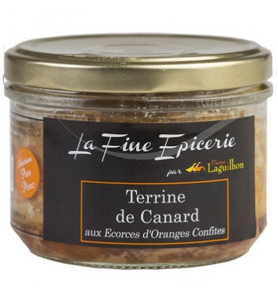 Terrine de Canard aux Ecorces d'Oranges Confites - Verrine 180 g