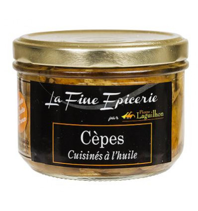 Cèpes Cuisinés à l'huile Cueillette des Forêts de France - 200g