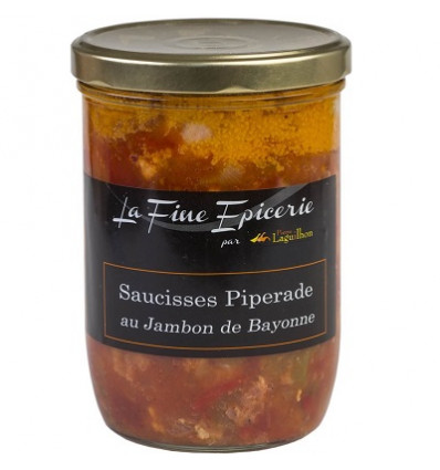 Saucisses Piperade au Jambon de Bayonne - Verrine 750g